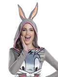 Bugs Bunny Hooded Tutu Dress Costume for Women hood