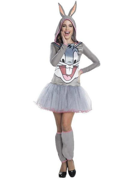 Bugs Bunny Hooded Tutu Dress Costume for Women
