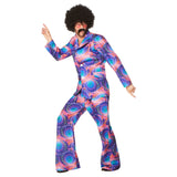 60s purple boho hippy suit