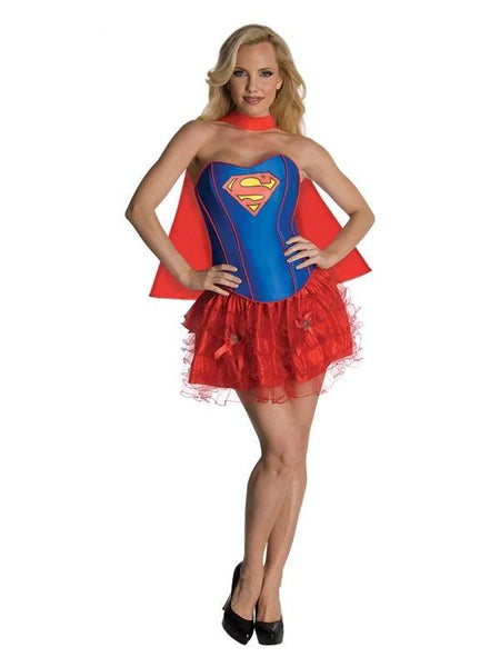 Supergirl Corset and Skirt Secret Wishes Costume for Women