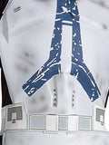 Clone Trooper Deluxe Jumpsuit Costume For Boys chest