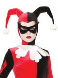 Harley Quinn Comic Book Costume for Women bodice mask headpiece