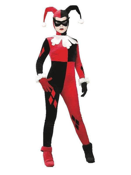 Harley Quinn Comic Book Costume for Women