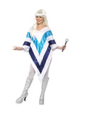 Abba Super Trooper 70s Poncho Costume Party Fancy Dress Up