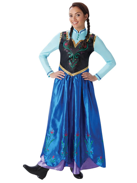 Anna Frozen Deluxe Women's Disney Costume - Disguises Costumes Brisbane ...
