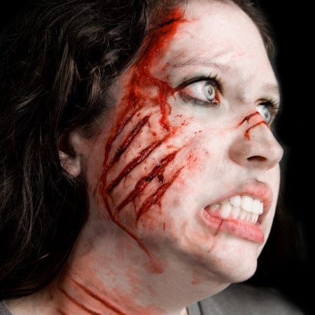 Attacked 3D FX Transfers Halloween Makeup
