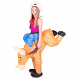 Inflatable Bull Rider Costume Adult