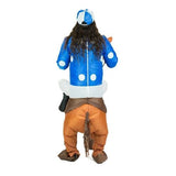 Inflatable Costumes-Jockey back