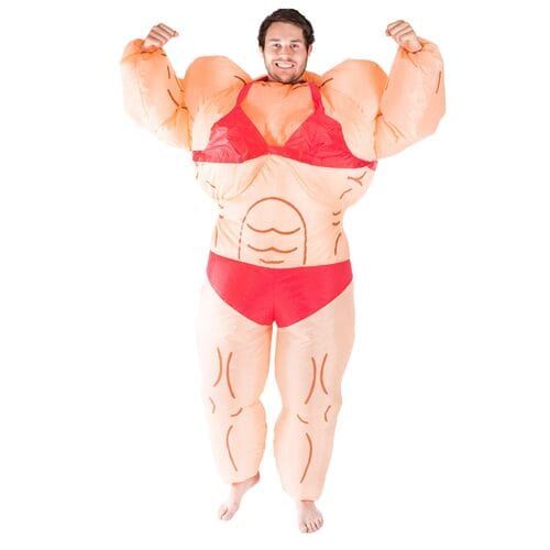 Inflatable Costumes - Musclewoman Costume