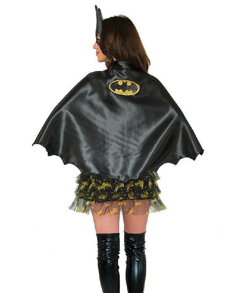 Batgirl Cape Adult Fancy Dress Superhero Costume Accessory