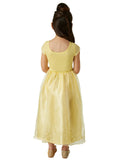 Belle Beauty and the Beast Live Action Deluxe Children's Costume back