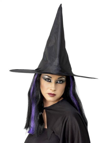 Black Shiny Witch Hat
