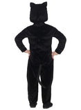 Black Cat Hooded Jumpsuit Toddler Halloween Costume back