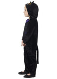 Black Cat Hooded Jumpsuit Toddler Halloween Costume side