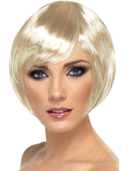 Bob Short Blonde Straight Wig Womens Costume Fancy Dress Party Cosplay Hair