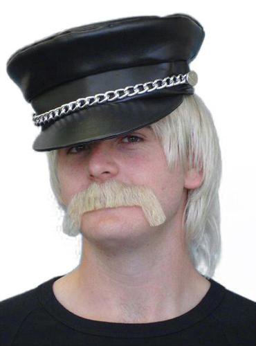 Blonde Handlebar Mustache Merv Costume Stick-on Mo