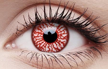 Coloured Contact Lenses Single Use Blood Shot