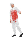 Bloody Forensic Overall Halloween Costume side