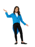Blue Tailcoat Costume Jacket for Children girl