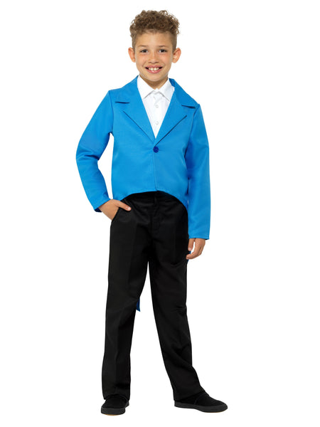 Blue Tailcoat Costume Jacket for Children