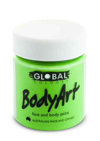 Bright Green Body and Face Paint 45ml