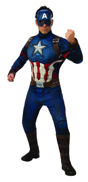 Captain America Avengers Endgame Marvel Superhero Fancy Dress Adult Costume