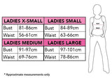 Catwoman Costume size chart