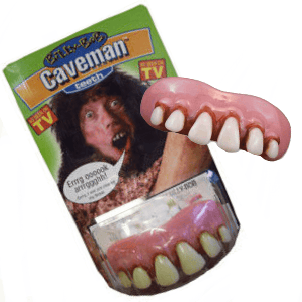 Fake teeth - Caveman Cavity Teeth