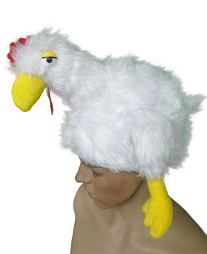 funny chicken hat