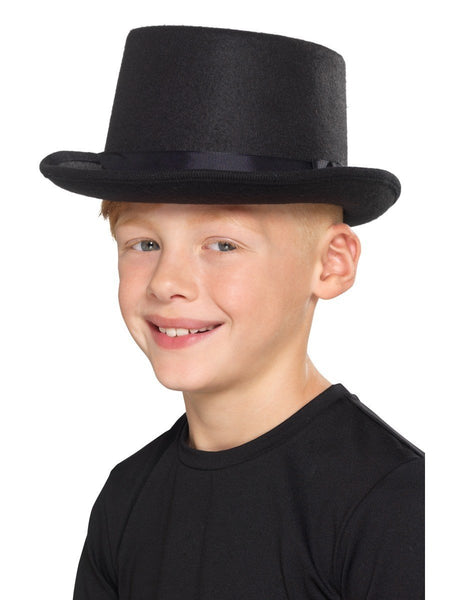 Children's Size Black Top Hat boys