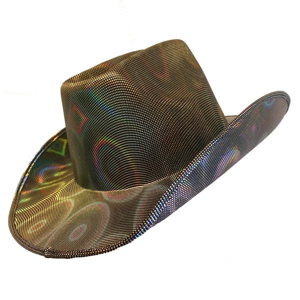 Cowboy Hat Shimmer Silver