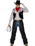 Cowboy Chaps and Vest Set with whip