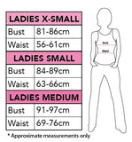 Cowgirl Western Costume size chart