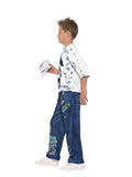 David Walliams Billionaire Boy Deluxe Costume for Children side