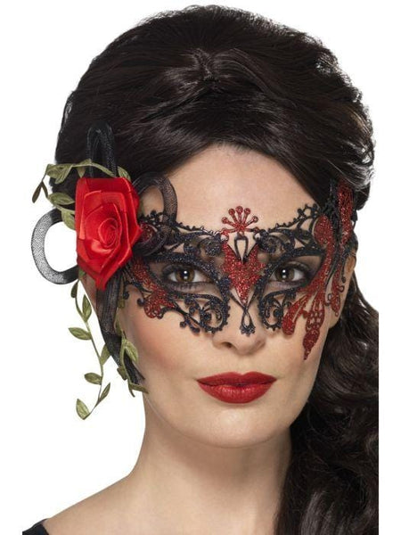 Day of the Dead Metal Filigree Mask