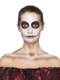 Day of the Dead Temporary Face Tattoo and Face Paint Set Step 2