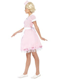 Diner Girl 1950's Pink Women Costume side