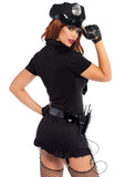 Dirty Cop Women's Sexy Police Officer Costume back