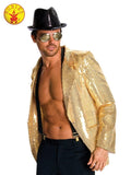 Disco Gold Sequin Bling Popstar Jacket