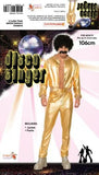 Disco Singer Gold Mens Outfit