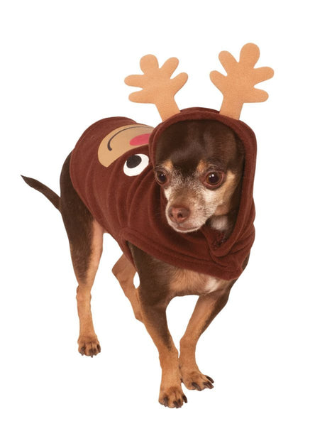 Rudolf the Reindeer Christmas Dog Hoodie Pet Costume