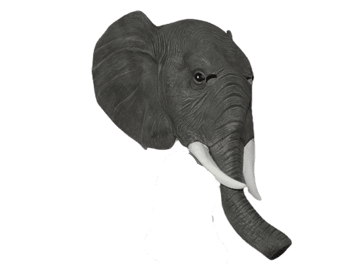 Elephant Latex Overhead Mask
