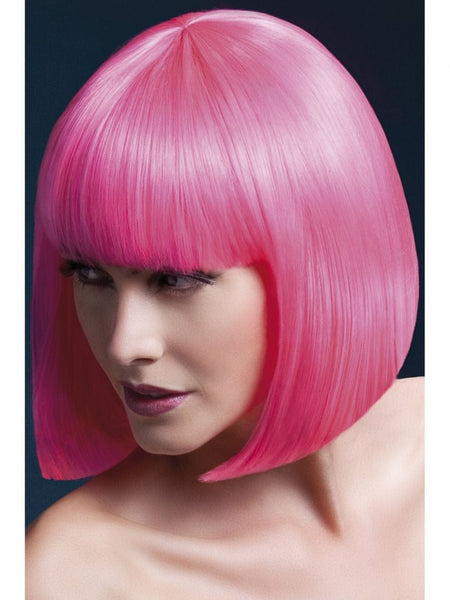 Elise Hot Pink Heat Resistant Wig