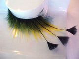 Eyelashes Yellow and Black Feathers box