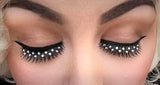 Eyelashes with Crystals Black