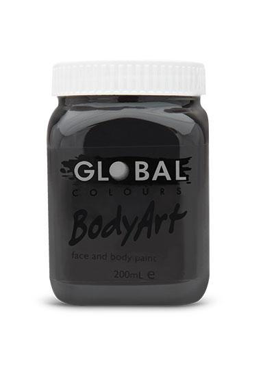 Black Body Paint and Face paint 200ml