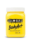 Yellow Body and Face Paint 200ml