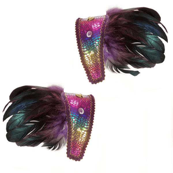 Feather Rainbow Epaulettes 