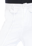 Flares Men's Retro 60's 70's Bell Bottom Disco Pants White Detail