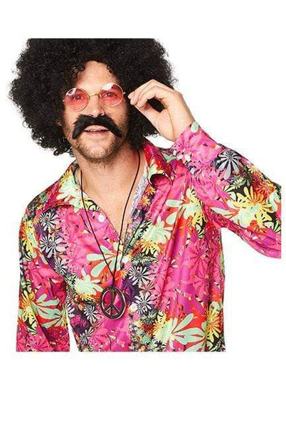 1960s Flower Power Hippy Shirt for Men
